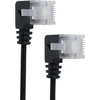 Cat6 90° Kairinis Kampinis Ethernet Kabelis 25cm