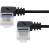 Cat6 90° Kairinis Kampinis Ethernet Kabelis 25cm