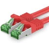 Cat7 tinklo kabelis - cat 7 ethernet kabelis, tinklo / interneto / dsl / modemo / maršrutizatoriaus / hub patch kabelis, lan kabelis, raw kabelis, 10 gb/s (s-ftp pimf), patch kabelio rinkinys su rj 45 jungtimi, cat.6a