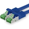 Cat7 tinklo kabelis - cat 7 ethernet kabelis, tinklo / interneto / dsl / modemo / maršrutizatoriaus / hub patch kabelis, lan kabelis, neapdorotas kabelis, 10 gb/s (s-ftp pimf), patch kabelių rinkinys su rj 45 jungtimi, cat.6a