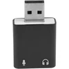 Stiprintuvas Cenpek usb į 3,5 mm lizdo garso adapteris kompiuterio išorinė garso plokštė usb7.1 garso plokštė