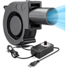 Centrifuginis ventiliatorius 230v su greičio reguliatoriumi, 97mm