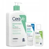 Cerave Valomasis gelis 1l, Drėkinamasis gelinis kremas Oil Control 52ml + Dovana