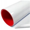 Cf baltos spalvos blizgi lipni plėvelė su kanalėlių klijais 152x50cm