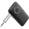 Cgzz Bluetooth 5.0 belaidis imtuvas su Csr Core, pilkas, laisvų rankų įranga ir navigacija balsu, atkūrimo trukmė 15 val., jungimosi atstumas 30 m, įmontuotas mikrofonas