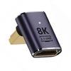 Chenyang Cy Hdmi 2.1 konverterio adapteris, Hdmi Male į Female 90 laipsnių kampu aukštyn žemo profilio Uhd prailginimo konverterio adapteris