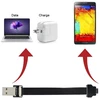 Chenyang Cy Type-a Usb 2.0 jungtis – micro Usb 5pin jungtis žemyn nukreiptas 90 laipsnių kampu plonas Fpc kabelis 20 cm, skirtas Fpv, diskams ir telefonams