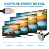 Chenyang hdmi 2.1 kabelis, hdmi male į micro hdmi male 90 laipsnių kampu aukštyn 8k @ 60hz 4k @ 120hz 48gbps itin didelės spartos kabelis paauksuotas 0,5 m, skirtas televizoriui, monitoriui, kompiuteriui