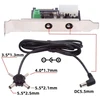 Pagrindinė plokštė Chenyang motininės plokštės sata/ide maitinimo į dc 12v/5v jumper maitinimo adapterio keitiklis su 12 cm pci-e laikikliu