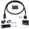 Chenyang Usb 2.0 9 kontaktų 10 kontaktų pagrindinės plokštės jungtis į mini Usb 5 kontaktų duomenų kabelį 0,5 m