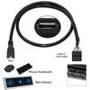 Chenyang Usb 2.0 9 Pin 10 Pin motininės plokštės jungtis į Micro Usb 5 Pin duomenų kabelį 0.5 m