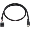 Chenyang Usb 2.0 9 Pin 10 Pin motininės plokštės jungtis į Micro Usb 5 Pin duomenų kabelį 0.5 m