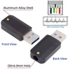 Chenyang usb 3.0 "pasidaryk pats" jungtis aliuminio lydinio usb 3.0 type a male jungties taisymo keitimo litavimo adapteris kabeliui, kurio išorinis skersmuo 6,0 mm