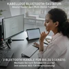 Cherry Kw 7100 Mini Bt belaidė klaviatūra, Azerty, su dėklu