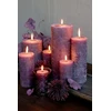 Chic Antique Macon kaimiška žvakė Antique Altar Candle 100% Parafinas Ilgas degimo laikas H15/d7 cm Plum
