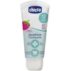 Chicco – braškių dantų pasta su fluoridu, dantų rinkinys, mėlynas