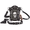 Chikencall® Helovino gotikinė steampunk diržo rankinė, krentanti ant kojos, rankos rankinė, juosmens rankinė, rankinės su diržu per petį, rožių kaukolė