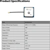Cirocomm Gps antena 32db, 5cm, I-pex jungtis, didelis stiprinimas