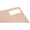Clairefontaine 971775c - Koverbook Blush sąsiuvinis su sąsagomis, polipropileno viršelis, dviejų atspalvių nepermatomas, 21 x 29,7 cm, 48 lapai, linijomis, violetinė / žalsvai geltona, 1 vnt.