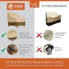 Classic Accessories uždangalas kampinei sodo sofai Porch Cover Pebble / Bark / Earth (264cm dešinė pusė)