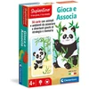 Dėlionė Clementoni 16308 Sapientino - Žaidimas ir asociacijos - Gyvūnai - Mokomasis žaidimas 3 metų vaikams - Pagaminta Italijoje, įvairiaspalvis, vidutinis