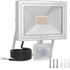 Cly Led prožektorius su judesio davikliu, 50w, 4700lm, šiltai balta
