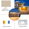 Cly Led prožektorius su judesio davikliu, 50w, 4700lm, šiltai balta