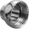 Cofedon 3/4" vidinis sriegis į 1/2" išorinis sriegis reduktorius chromo spalvos - chromuotas adapteris sumažinimui iki 1/2" dušo žarnoms