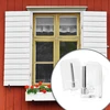 Com-four® 12 x lipnios užuolaidų kabliukai užuolaidų strypams, užuolaidų strypai, lipnūs kabliukai langams, langų kabliukai, skaidrūs