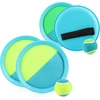 Com-four® 6 dalių gaudymo žaidimo rinkinys - paplūdimio žaislas su gaudymo diskais ir metimo kamuoliukais - velcro kamuolio žaidimas su lipnia plastikine danga - metimo žaidimas viduje ir lauke [pasirinkimas skiriasi] (6 dalys -