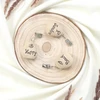 Com-four® 8 x staltiesės svareliai – atsparūs oro sąlygoms staltiesės svareliai su spaustuku – staltiesės spaustukas akmens ir paplūdimio dizaino – apie 30 g (pilka – akmenys)