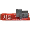 Computer District - adapteris / konverteris U2 (68 kontaktų Sff-8639) į M2 Pcie M Key (mini Sas Sff-8643) + 1 m ilgio kabelis Sff 8643 į U.2 Sff8639