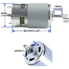 Conquerall 775 motorius 12v 8000rpm/24v 16000rpm didelio našumo nuolatinės srovės variklis su laikikliu ir 20a greičio reguliatoriumi