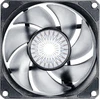 Cooler Master Sickleflow 80 korpuso ventiliatorius su patobulintu oro balansu, hibridiniais sparneliais, 30 Cfm, 2,75 Mmh2o, 6–25 Dba, juodas