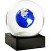 Coolsnowglobes Didelis mėlynas marmuras Žemės planeta Sniego gaublys