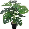 Craffancy Dirbtinė Monstera, 75 cm, 18 šakų, su vazonu