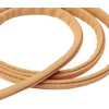 Craftdady 20 metrų pločio pinta elastinė juosta 5 mm elastinė virvė siuvimo amatams, drabužių siuvimui, smėlio ruda
