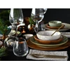 Creatable, nature collection 21577 acacia wood series 4 dalių indų rinkinys, sriubos lėkščių rinkinys iš acacia medienos 6 asmenims, kokybiška gamyba, match & mix