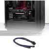 Create idea Pcie maitinimo kabelio adapteris, dvigubas mini 6 kontaktų į 8 kontaktų kištukas, suderinamas su Mac Pro vaizdo plokšte, 18 Awg