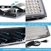 Createstar led prožektorius 100 w, led prožektorius su kištuku, 2 vnt., 10000 liumenų led prožektorius, 3000 k, šilta balta, lauko prožektorius su ip65 atsparumu vandeniui ryškiam sodui, garažui, sporto aikštelei