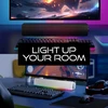 Kompiuterio kolonėlės Creative Sound Blaster Gs3 (balta) kompaktiška žaidimų garso juosta su Rgb ir Superwide technologija, maitinama Usb, Bluetooth 5.4, ausinių išvestis, skirta Pc ir Mac