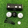 Crestgolf golfo dovanos vyrams, naujoviškos golfo dovanos golfo reikmenys vyrams (3 golfo kamuoliukai + 3 golfo atramos + 1 kamuoliuko žymeklis juokingoms dovanoms vyrams)
