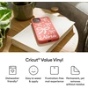 Cricut Value Vinyl - matinė juoda - 30.5 cm x 610 cm