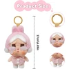 Crybaby Crying Again, 17 cm Cryings Again pliušiniai žaislai, Crybabys pliušiniai raktų pakabukai, Cry Baby lėlių pakabukas, Cryings Babies pliušinė lėlė, kimštinis žaislas lėlės pakabukas gimtadienio dovana (a)