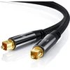 Csl - 7.5 m Hq Platinum Toslink optinis skaitmeninis kabelis S Pdif audio kabelis - aliuminio jungtis paauksuoti kontaktai nailono danga - šviesolaidinis kabelis