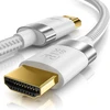 Csl - 8k / 4k hdmi kabelis 2.1/2.0-10m - 8k @ 60hz 4k @ 120hz su dsc - 48 gbit/s - 3d - itin didelis greitis su ethernet - tv blu-ray ps5 XBOX series x switch - baltas - 10 metrų