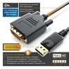 Csl – hq premium displayport į dvi kabelis (dual link), 3m