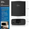 Csl - lan spausdinimo serveris - greitasis ethernet - usb 2.0 high speed - lrp spausdinimo serveris, skirtas windows - tinklo usb į rj45 - palaiko dhcp, tcp/ip - su maitinimo šaltiniu ir ethernet kabeliu - naujas