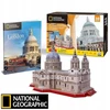 CubicFun National Geographic Puzzle 3d Šv. Pauliaus katedra Londonas žaislas dėlionė