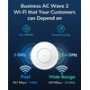 Cudy Ac1200 gigabitinis belaidis prieigos taškas, gigabitinis Rj45, verslo „wi-fi“ sprendimas su „mesh“ palaikymu, „beamforming“, Mu-mimo, maitinamas Poe arba nuolatine srove, Ap1300